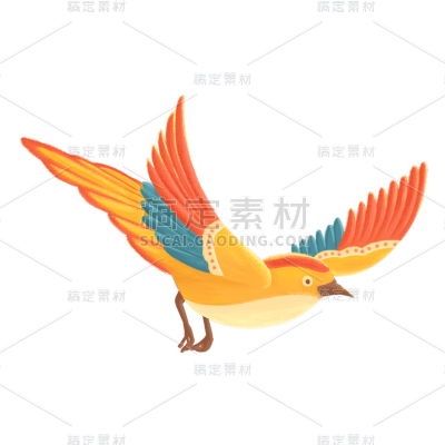 鸟类元素贴纸