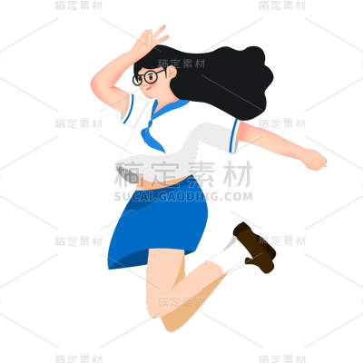 卡通感教育培训人物元素