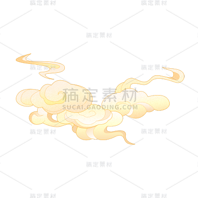 国庆节十一中国风祥云元素
