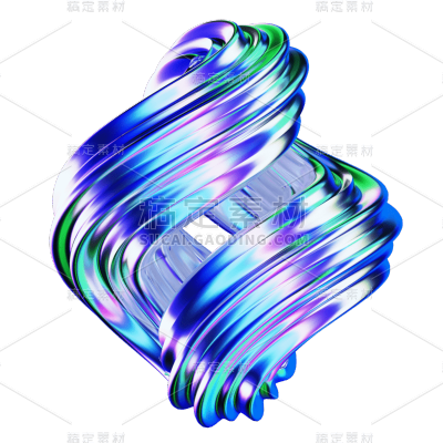 C4D-3D立体酸性风设计10