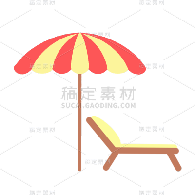 卡通感教育行业伞元素