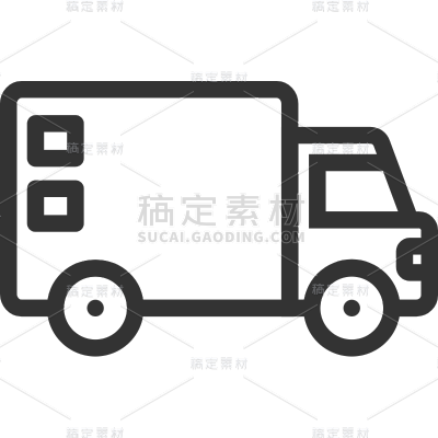 通用黑色矢量物流信息图标元素素材