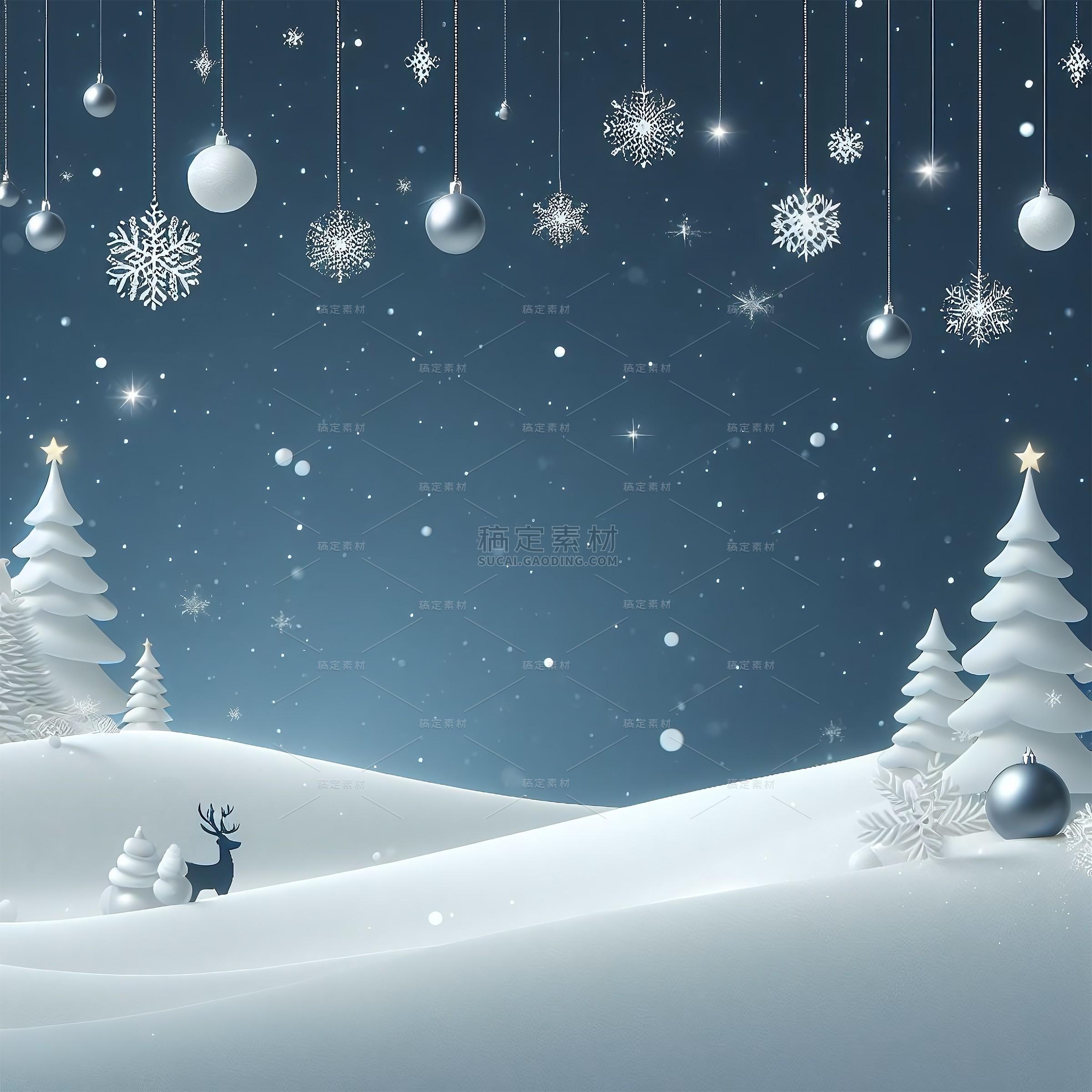 insMind Christmas New Year Background