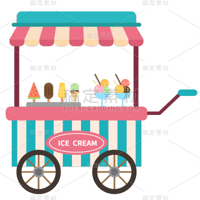SVG-零食小推车贴纸