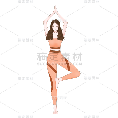 卡通感教育培训女人元素