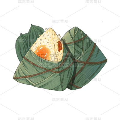 端午节粽子元素贴纸