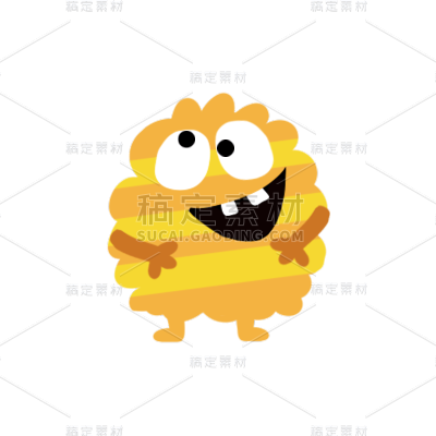 卡通感教育行怪兽元素
