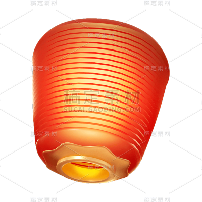 卡通感3D元素灯笼元素