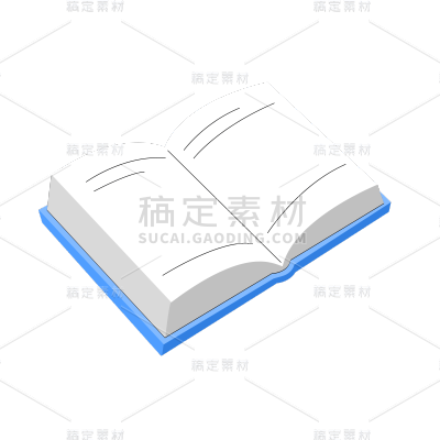 卡通感教育培训行业书本元素贴纸