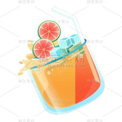 卡通感儿童节元素贴纸