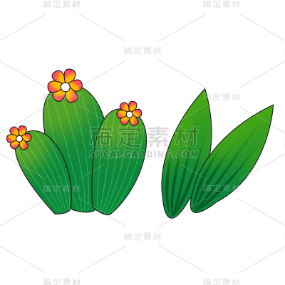 中国风端午花节元素贴纸