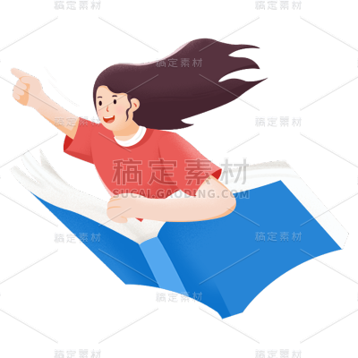 卡通感妇女节女生元素贴纸
