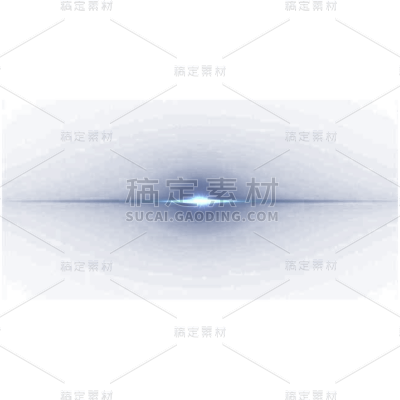 蓝色光晕光效特效元素