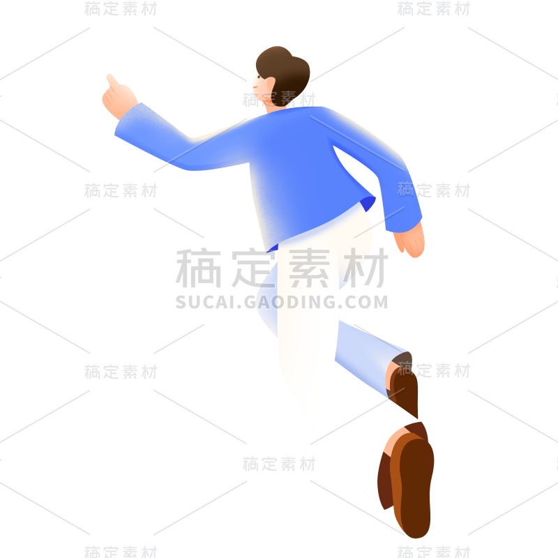 卡通感教育培训人物元素