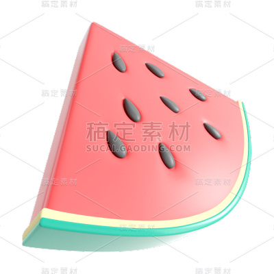 C4D-果蔬-西瓜