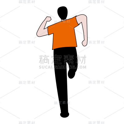 卡通感教育培训男士元素贴纸