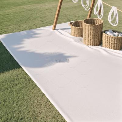 insMind Outdoor Background Picnic Mat Green Lawn Garden Park