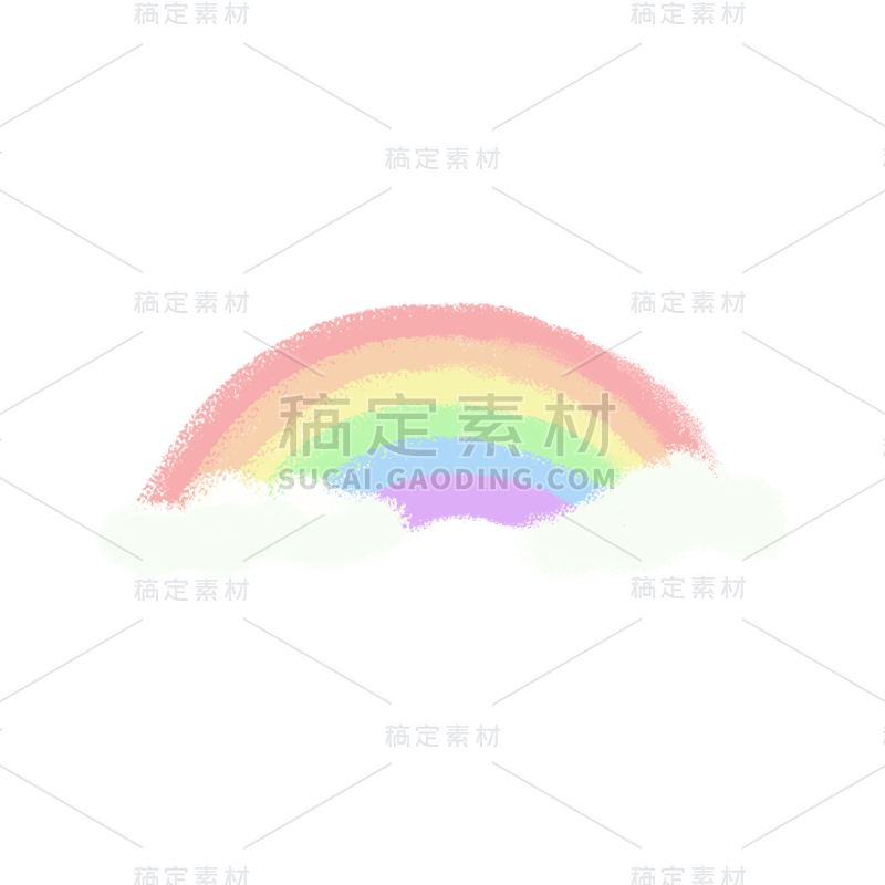 卡通感文体娱乐彩虹元素