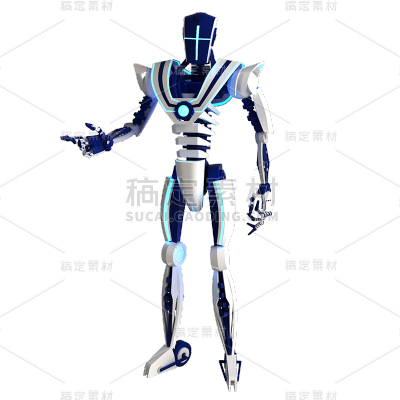 C4D-智能机器人创意贴纸