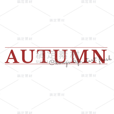 常规-杂志风文字组合