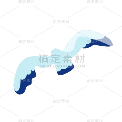 卡通感金融鸟元素