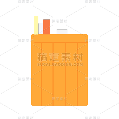 卡通感教育行笔元素