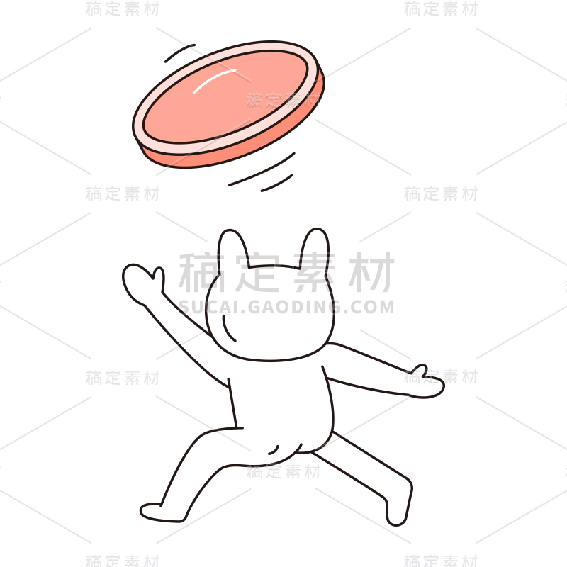 拟人风教育培训兔元素