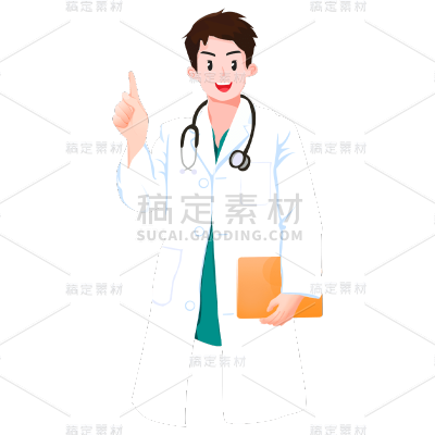 卡通感金融行业人物元素