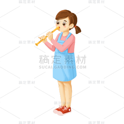 卡通感教育培训女生元素