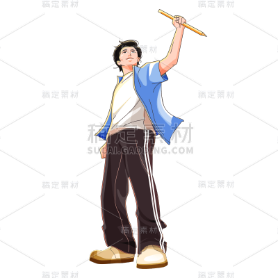 卡通感教育培训人物元素