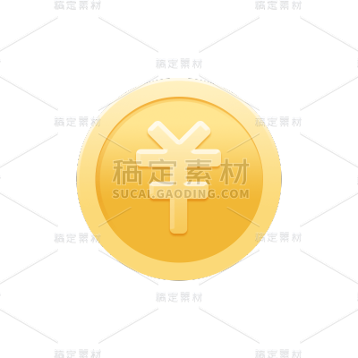 金币元素贴纸