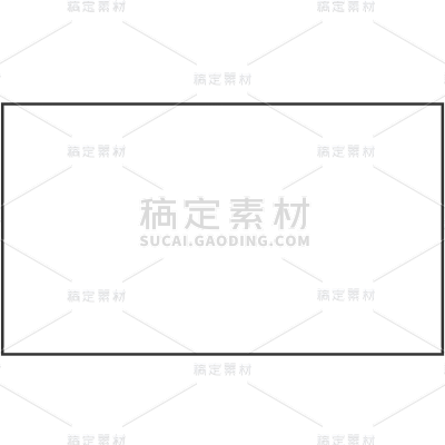 基础几何图形元素-长方形线框