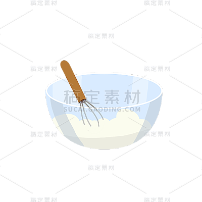 卡通感教育行业碗元素