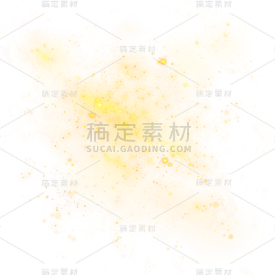 黄色发光光斑光效元素GDFXPM2302