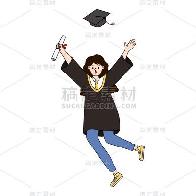 卡通感教育培训人物元素