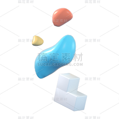 3D几何元素元素贴纸