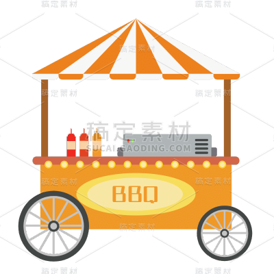 SVG-零食小推车贴纸