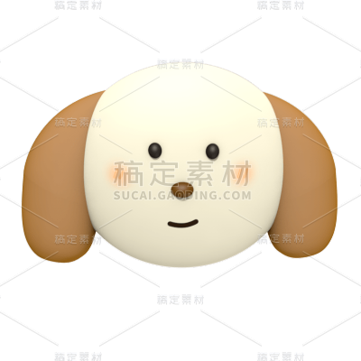 C4D-C4D动物元素-小狗