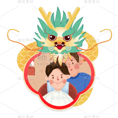 卡通感金融行业人物元素