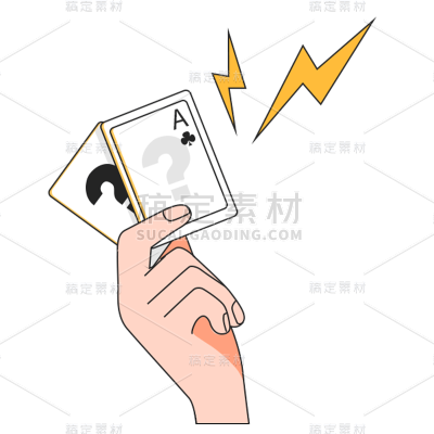 卡通感文体娱乐手元素 