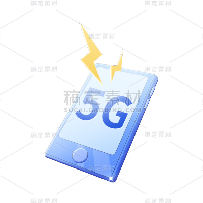 卡通感IT互联网手机元素