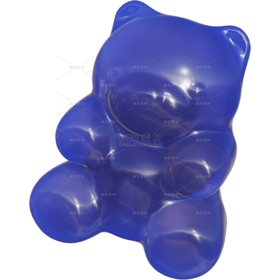 3D立体小熊软糖大贴纸5