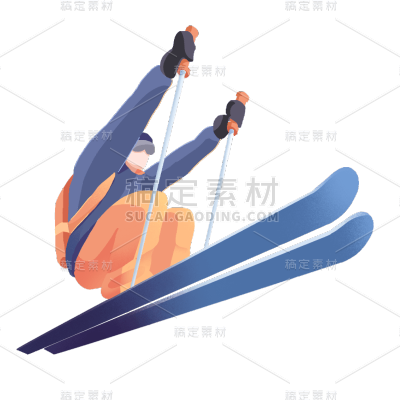 卡通感文体娱乐人物元素 