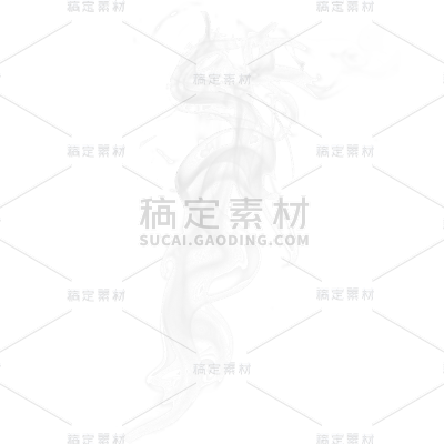 白色烟雾薄雾透明雾气迷雾云烟元素