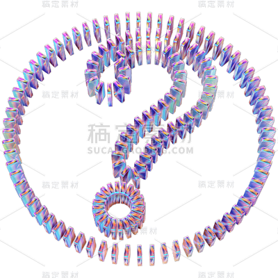 C4D-3D立体酸性风多米诺骨牌3
