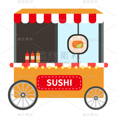 SVG-零食小推车贴纸