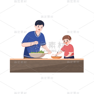 人物元素卡通贴纸