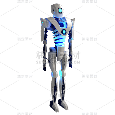 C4D-智能机器人创意贴纸