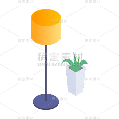 卡通感金融植物元素