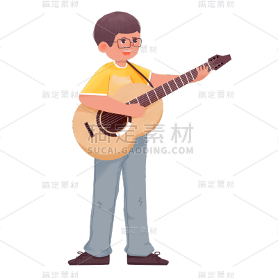 卡通感教育培训男生元素